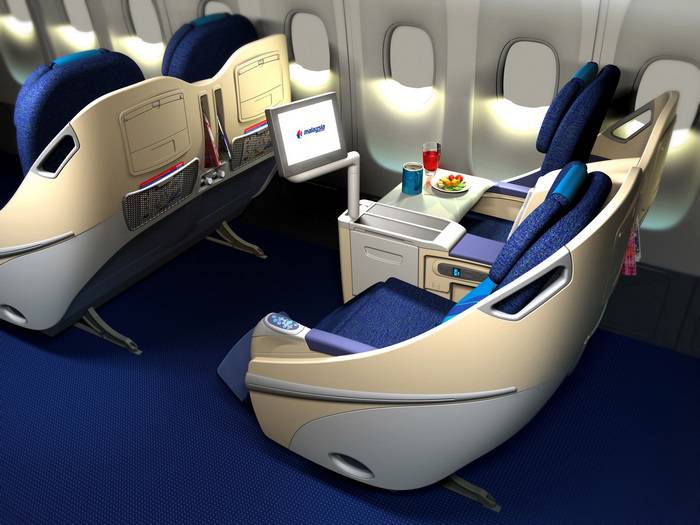 Malaysia Airlines ghế hạng nhất