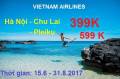 VNA: Vé máy bay Hà Nội đi đảo Lý Sơn và Pleiku siêu rẻ