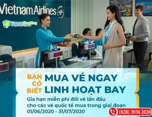 Đổi vé linh hoạt cùng Vietnam Airlines