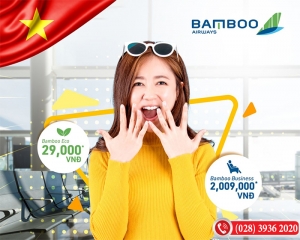 Bamboo đồng giá tưng bừng, chào mừng Quốc khánh!