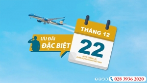 Vietnam Airlines - Ưu đãi nhân ngày Thành Lập Quân Đội Nhân Dân Việt Nam