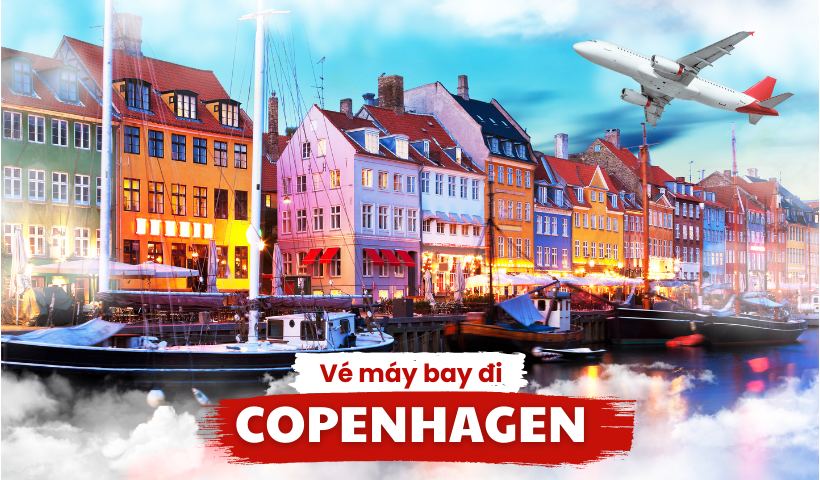 Vé máy bay đi Copenhagen giá rẻ