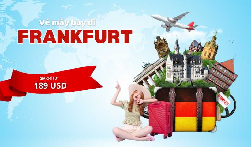 Vé máy bay đi Frankfurt giá rẻ