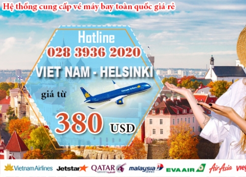 Vé máy bay giá rẻ đi Helsinki - Phần Lan